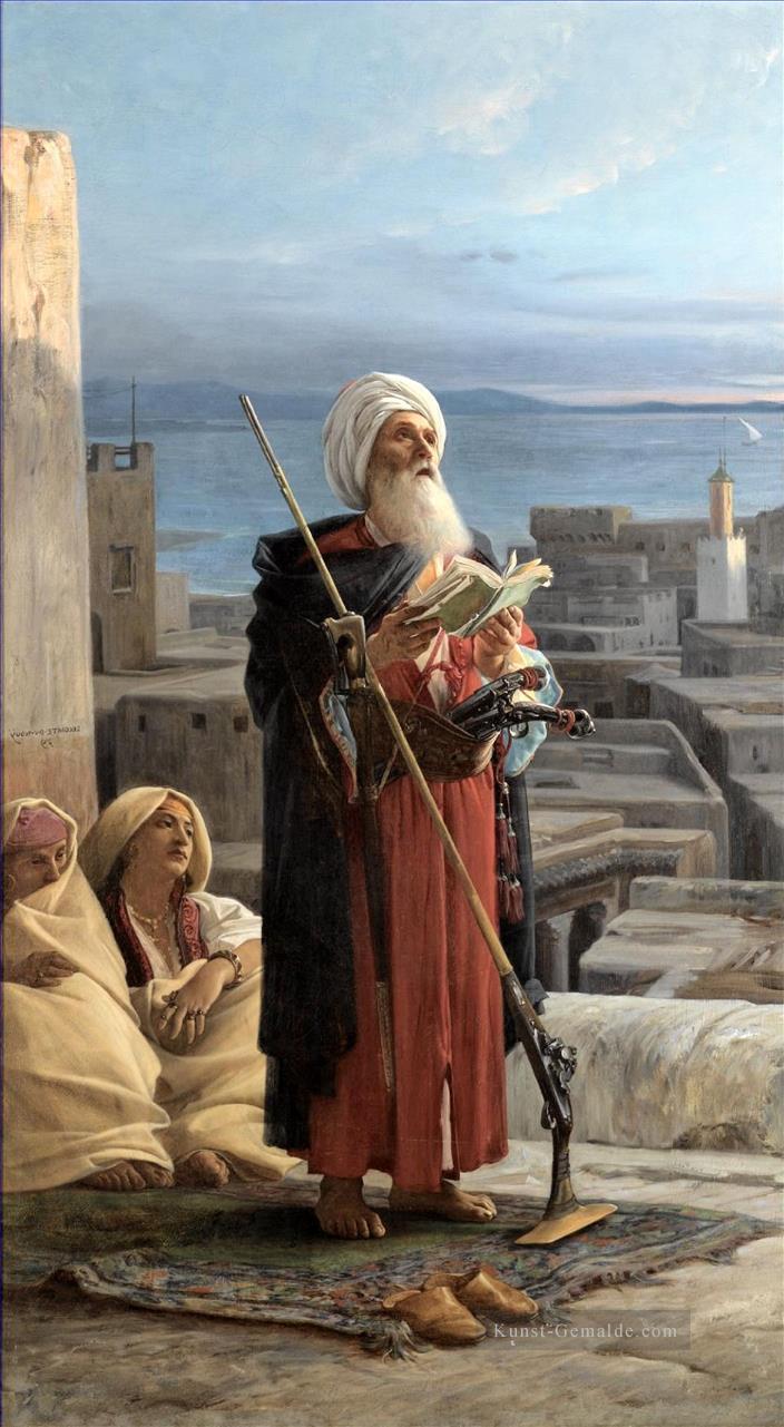 La Priere Du Soir A Tanger Jean Jules Antoine Lecomte du Nouy Orientalist Realism Araber Ölgemälde